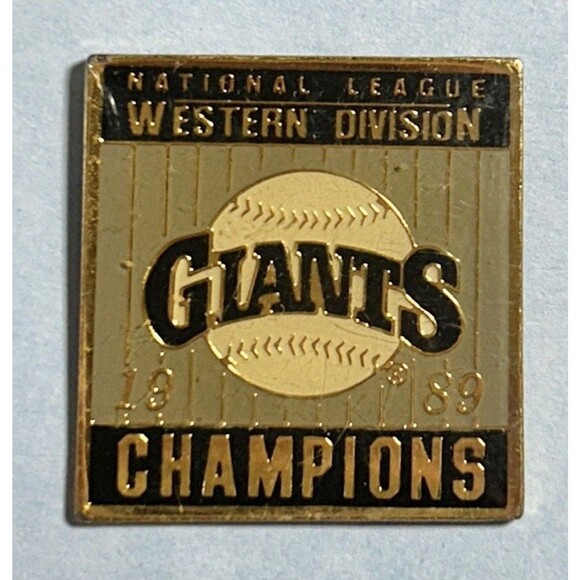 1989 San Francisco Giants League Western Division Champions Pin - Picture 1 of 2